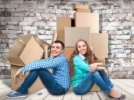 Efficient furniture storage in Gideapark with space-saving arrangement