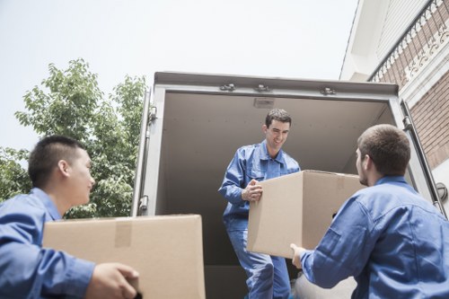 Locked storage units showing safety features in Gideapark