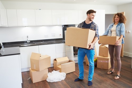 New apartment setup after flat removals in Gideapark
