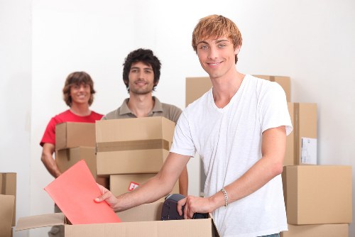 Practical storage space used for organizing belongings during life changes